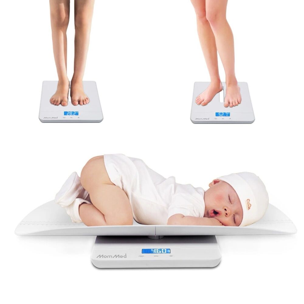 MomMed Baby Infant Newborn Weight Height Length Scale Multi-Function Pet Digital
